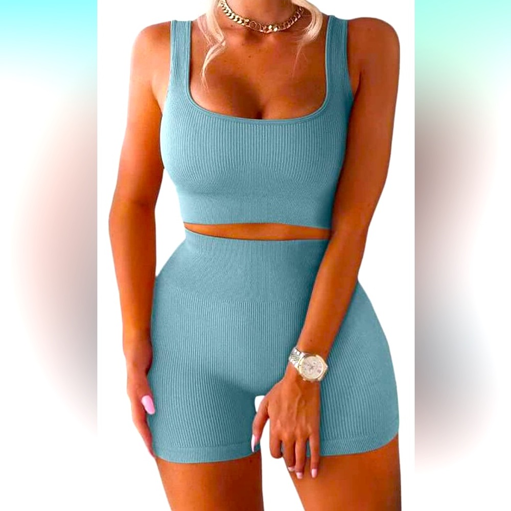 QINSEN Workout Sets for Women 2 Piece